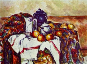 pot - Nature morte avec Blue Pot Paul Cézanne